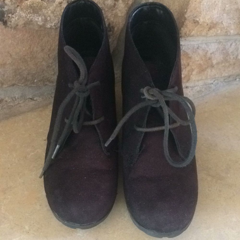 White Mountain Irma Heeled Lace Up Vegan Booties Black Size 7.5 - Picture 3 of 8
